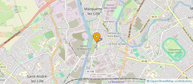 localisation de l'entreprise SEMNORD VENTILATION  MARQUETTE-LEZ-LILLE