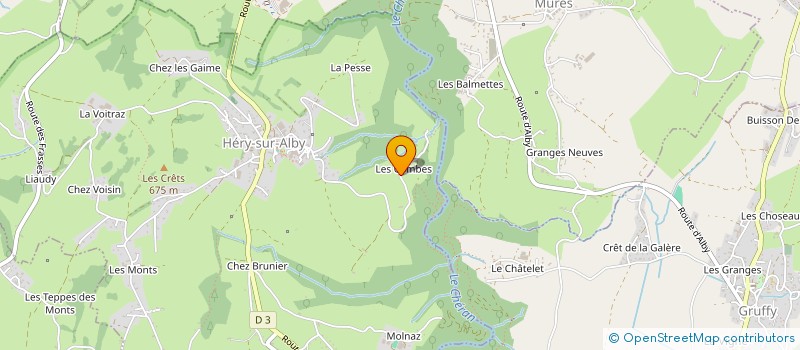 localisation de l'entreprise SEMNOZ TP  SEYSSEL