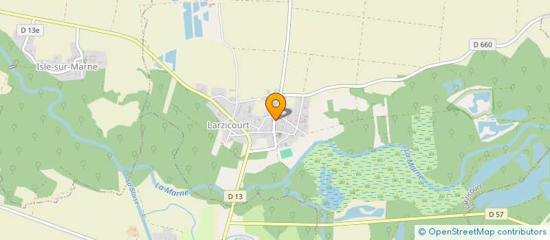 localisation de l'entreprise SEMO à LARZICOURT