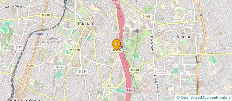 localisation de l'entreprise SEMO  CACHAN