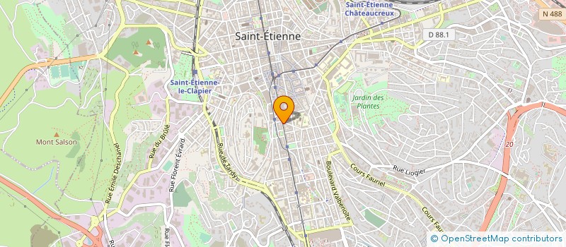 localisation de l'entreprise SEMOFFICE DIFFUSION à SAINT-ETIENNE