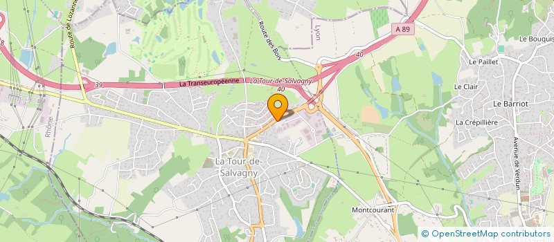 localisation de l'entreprise SEMONS L'AVENIR  LA TOUR-DE-SALVAGNY