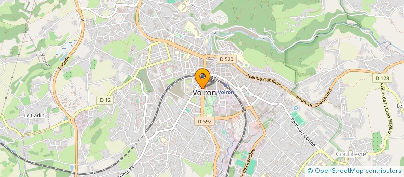 localisation de l'entreprise SEMONS1  VOIRON