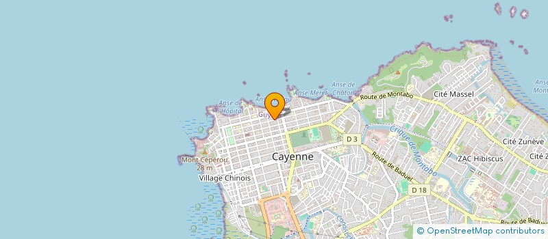 localisation de l'entreprise SEMOREV  CAYENNE