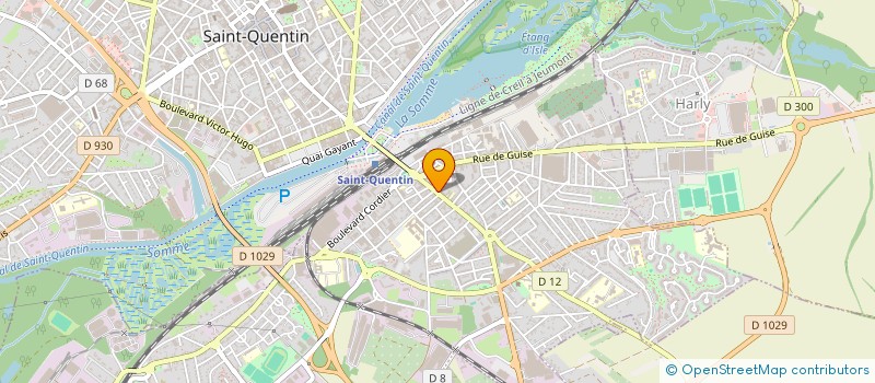 localisation de l'entreprise SEMOS 02 à SAINT-QUENTIN