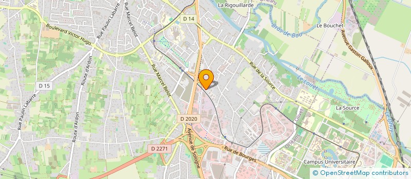 localisation de l'entreprise SEMOY à OLIVET