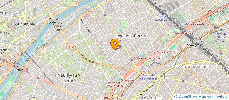 localisation de l'entreprise SEMP à LEVALLOIS-PERRET