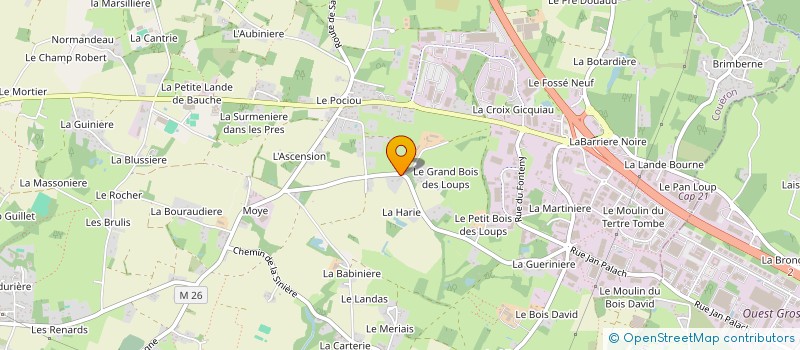 localisation de l'entreprise SEMPA à COUERON