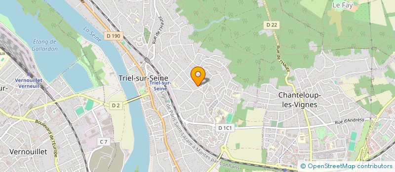 localisation de l'entreprise SEMPER CRESCERE  TRIEL-SUR-SEINE