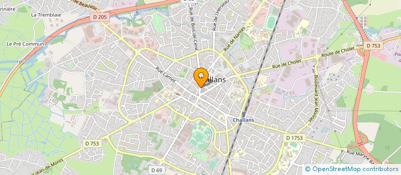 localisation de l'entreprise SEMPER FI à CHALLANS