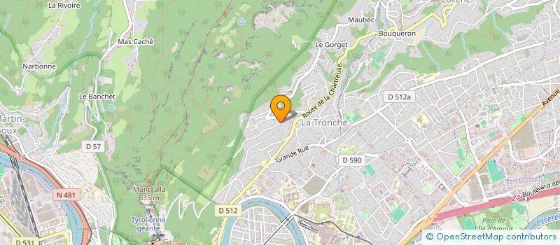 localisation de l'entreprise SEMPER INVICTA  LA TRONCHE