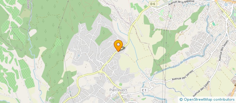 localisation de l'entreprise SEMPERVIRENS  PIERREVERT