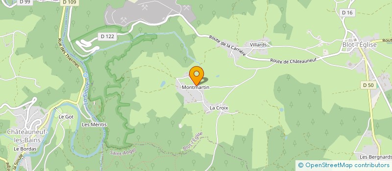 localisation de l'entreprise SEMPERVIRENS  BLOT-L EGLISE