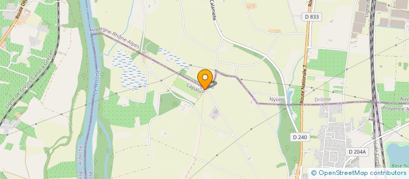 localisation de l'entreprise SEMPERVIRENS AMENAGEMENTS PAYSAGERS à SAINT-PAUL-TROIS-CHATEAUX