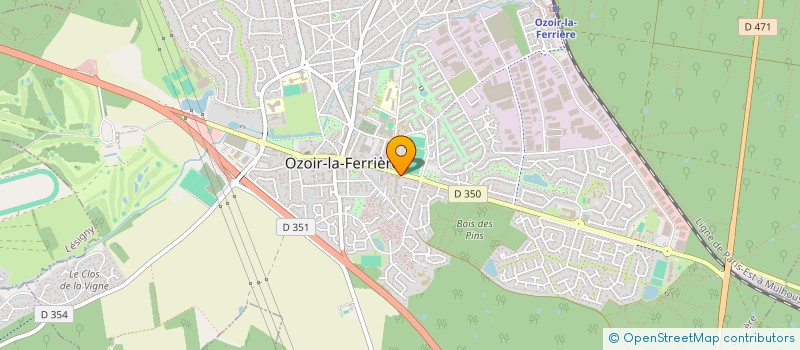 localisation de l'entreprise SEMPROJECT à OZOIR-LA-FERRIERE