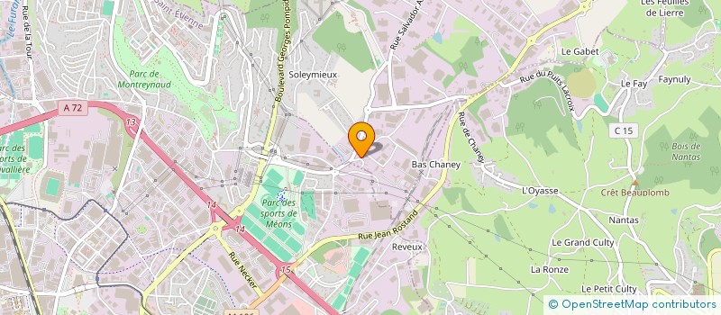 localisation de l'entreprise SEMRA  LA TALAUDIERE