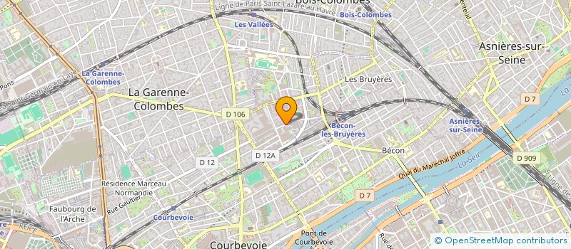 localisation de l'entreprise SEMRA DRIVE  COURBEVOIE