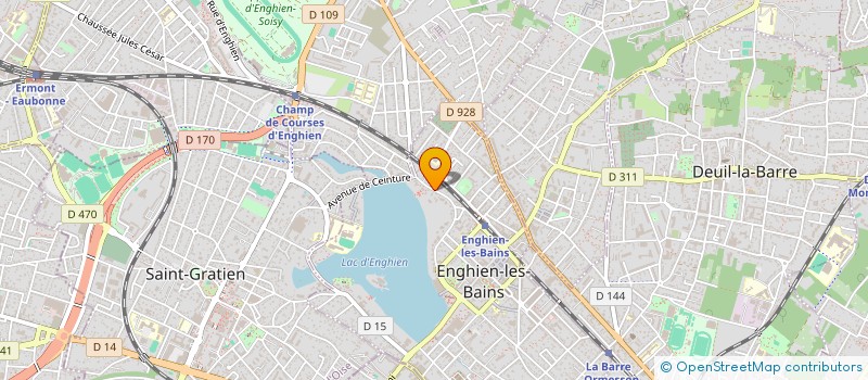 localisation de l'entreprise SEMRET à ENGHIEN-LES-BAINS