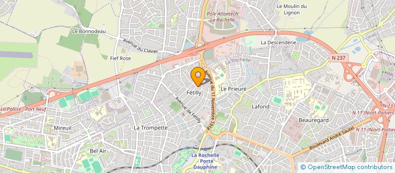 localisation de l'entreprise SEMS GABRIELLE  LA ROCHELLE