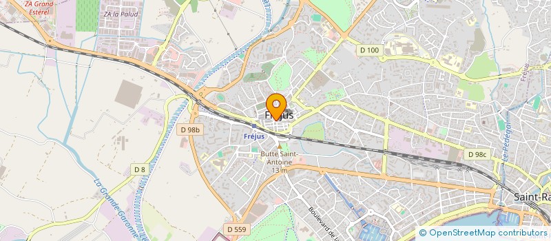 localisation de l'entreprise SEMSER ELECTRONIQUE à FREJUS