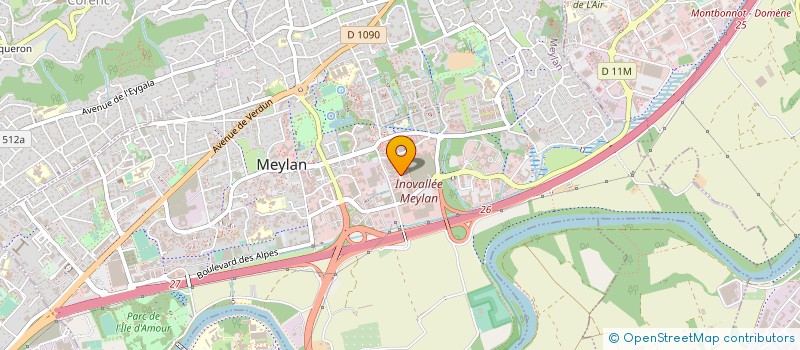 localisation de l'entreprise SEMTECH FRANCE à MEYLAN