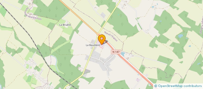 localisation de l'entreprise SEMUMANA GESTION  MIGNALOUX-BEAUVOIR