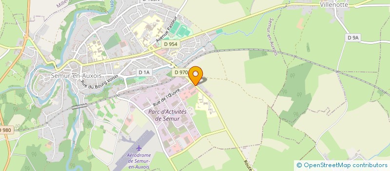 localisation de l'entreprise SEMUR AUTOMOBILE à SEMUR-EN-AUXOIS