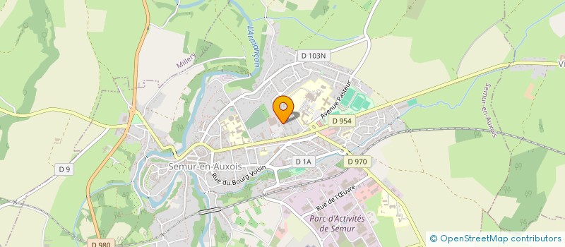 localisation de l'entreprise SEMUR EQUITATION à SEMUR-EN-AUXOIS
