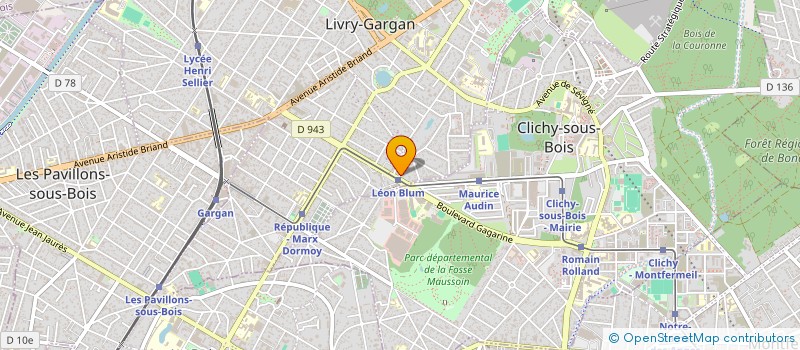 localisation de l'entreprise SEMVG à LIVRY-GARGAN