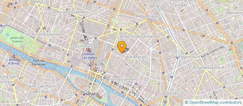 localisation de l'entreprise SEN à PARIS
