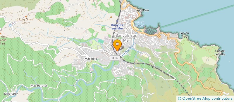 localisation de l'entreprise SEN à BANYULS-SUR-MER