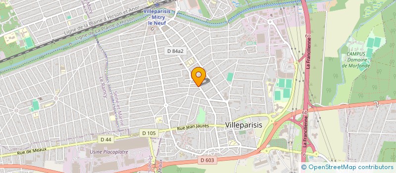 localisation de l'entreprise SEN  VILLEPARISIS