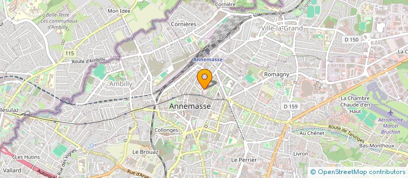 localisation de l'entreprise SEN à ANNEMASSE
