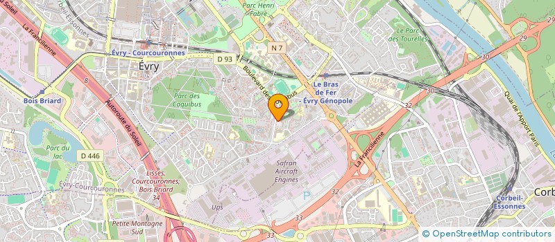 localisation de l'entreprise SEN'BOWL  EVRY-COURCOURONNES
