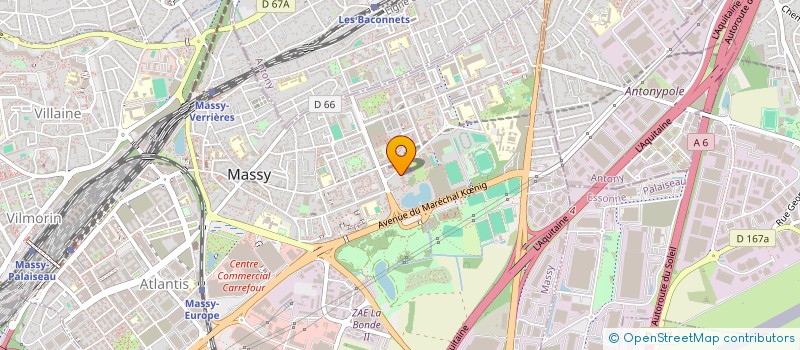 localisation de l'entreprise SEN CELERITY à MASSY