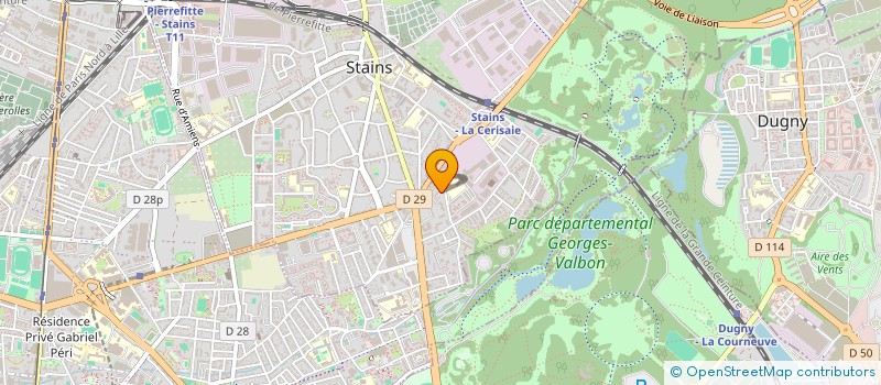 localisation de l'entreprise SEN DRIVE à STAINS