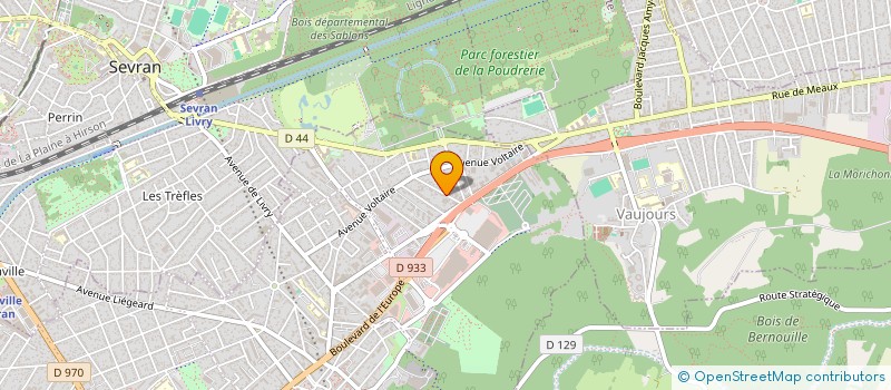 localisation de l'entreprise SEN ENTRETIEN à LIVRY-GARGAN