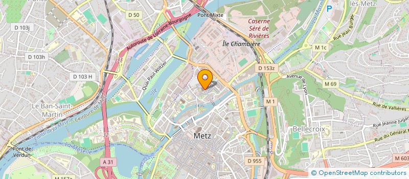 localisation de l'entreprise SEN EXPRESS  METZ