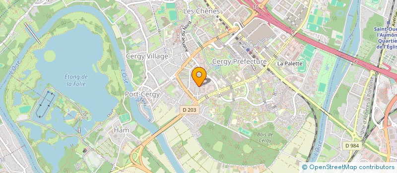 localisation de l'entreprise SEN HUMAN'S  CERGY