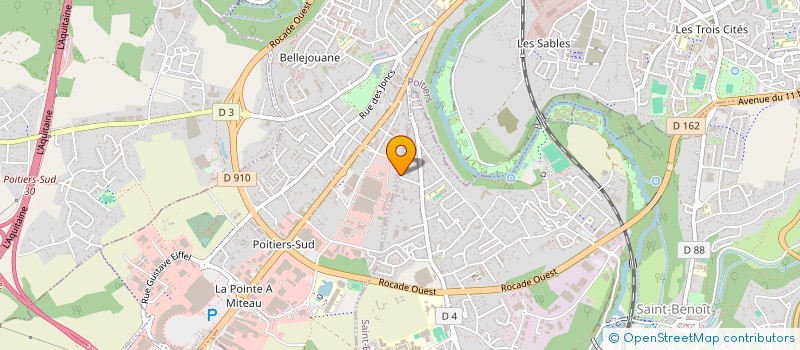 localisation de l'entreprise SEN INSTITUT  SAINT-BENOIT