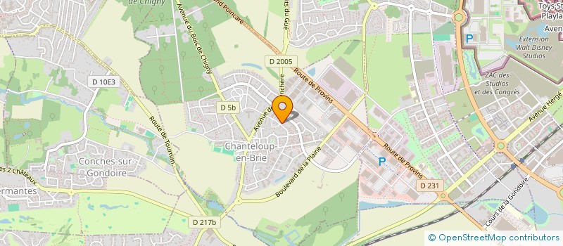 localisation de l'entreprise SEN IT  CHANTELOUP-EN-BRIE