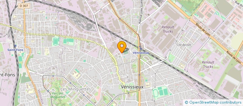 localisation de l'entreprise SEN NO SEN KARATE HARMONIE DU CORPS YOGA à VENISSIEUX