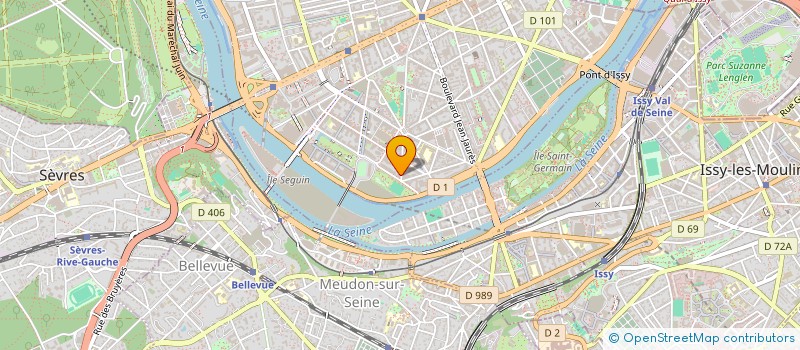 localisation de l'entreprise SEN'S IMMO à BOULOGNE-BILLANCOURT