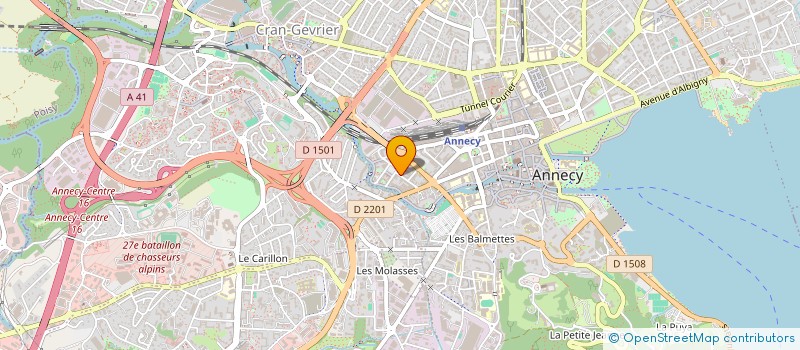 localisation de l'entreprise SENA à ANNECY