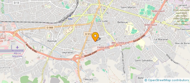 localisation de l'entreprise SENA à ALBI