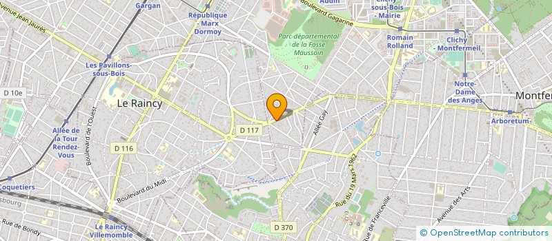 localisation de l'entreprise SENA à CLICHY-SOUS-BOIS