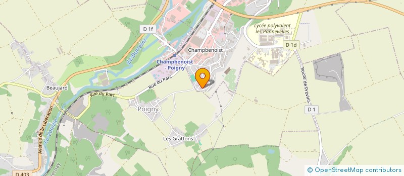 localisation de l'entreprise SENA à PROVINS