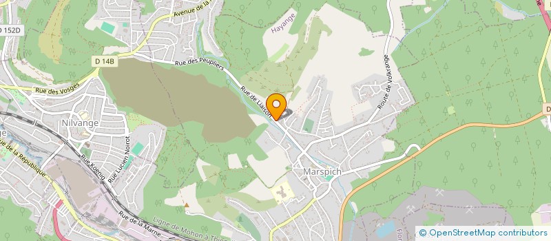 localisation de l'entreprise SENA  HAYANGE