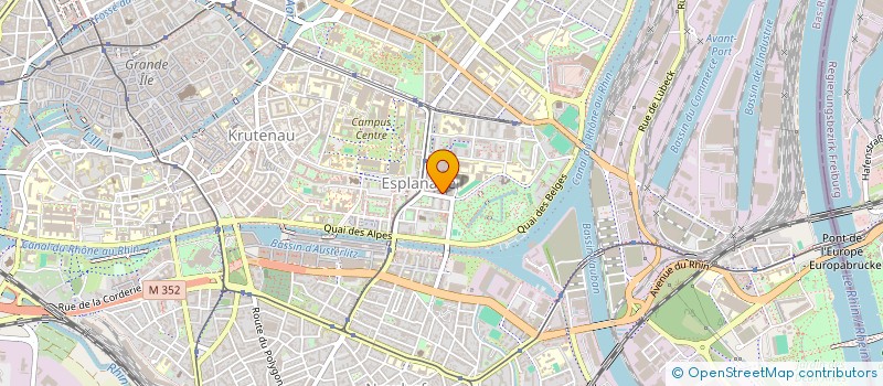 localisation de l'entreprise SENA à STRASBOURG