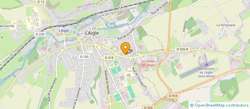 localisation de l'entreprise SENA à L'AIGLE